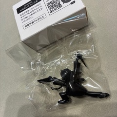 ヤッターめん 人形消しゴム 黒の画像