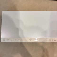 リモコン付き　2番組録画　シャープ　ブルーレイレコーダー　BD-W560SWの画像