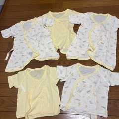 ベビー服4枚+スワドル3枚+肌着5枚の画像