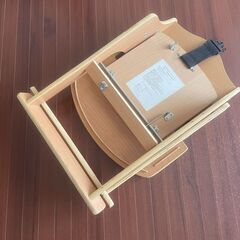 木製 テーブル付き ローチェア 子ども用 折り畳み椅子  ②の画像