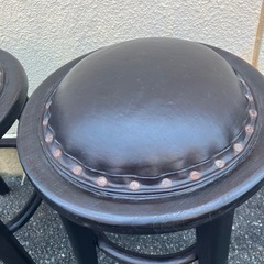 椅子２つセット　スツールの画像