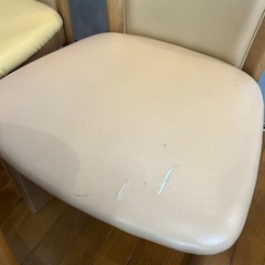 浜本工芸　ダイニングチェア4脚　張り替え生地付きの画像