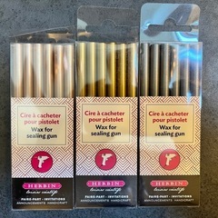 【新品未使用】シーリングガン用ワックス3本セットの画像