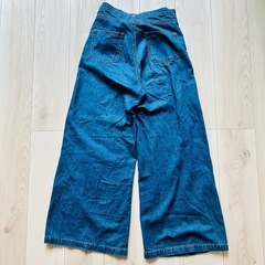 natural beauty basic デニム Mサイズ　ワイド　ジーンズの画像