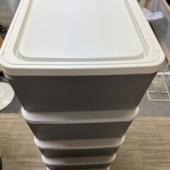 引出し5段　収納ケースの画像