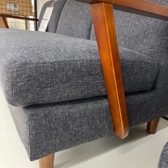 3人掛けソファー ファブリック オットマン付 ご紹介します！の画像