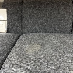 3人掛けソファー ファブリック オットマン付 ご紹介します！の画像