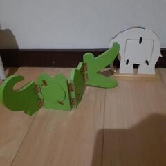 【決まりました🙇‍♀️】木製　写真立て　中古品　美品の画像