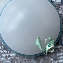 LEDライト 3個セット 直径：各50cm 1つはリモコン付き。 1つのライトの表面のプラスチックカバーに少しヒビがありますが、テープで補強すれば問題なく使用できます。 3つまとめて2500円でお譲りします。 の画像