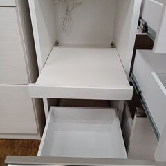 ★リユースのサカイ水戸店★  レンジボード ホワイト H205.5×D48.5×W117 クリーニング済み MT5022の画像
