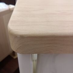 リユースのサカイ栃木店★ジモティ割あり★  キャビネット ホワイト×木目 W55.5×D41×H99.5 クリーニング済み TC9984の画像