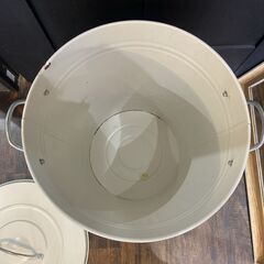 IKEA イケア KNODD クノッド ふた付きゴミ箱 ホワイト 40Lの画像