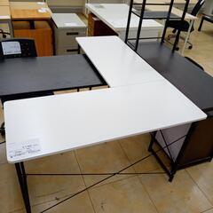 リユースのサカイ太田店★ジモティ割あり★  L字デスク ホワイト H73×D120×W146 クリーニング済み OJ10262の画像