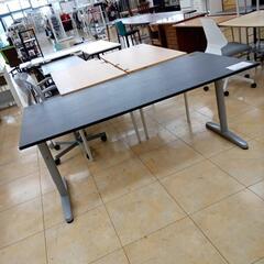 リユースのサカイ太田店★ジモティ割あり★ IKEA デスク ブラック H71×D80×W160 クリーニング済み OJ10263の画像