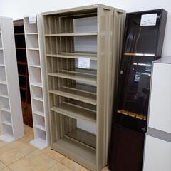 リユースのサカイ太田店★ジモティ割あり★  スチールラック グレー H179×D25×W80 クリーニング済み OJ10264の画像