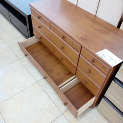 リユースのサカイ太田店★ジモティ割あり★  チェスト 木目 H62.5×D43×W116 クリーニング済み OJ10265の画像