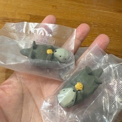 木彫りの動物たち（カプセルトイ）の画像