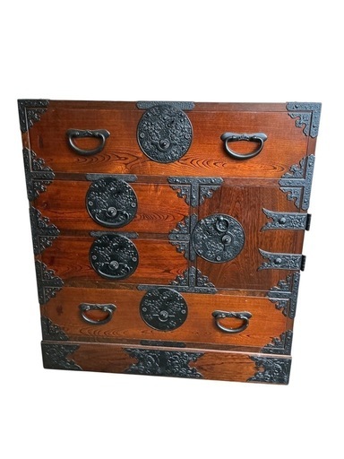 岩谷堂箪笥 極小箪笥 和家具 チェスト 時代箪笥 伝統工芸 タンス 民芸家具　鍵なし