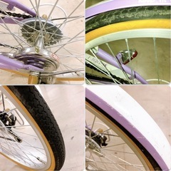 子ども用自転車 22インチ マハロジュニアE 6段変速の画像