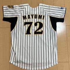 阪神タイガース　元監督・真弓明信　ユニフォーム　LLサイズ（Oサイズ）の画像