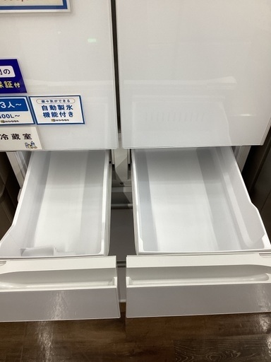 6か月動作保証！！6ドア冷蔵庫　HITACHI