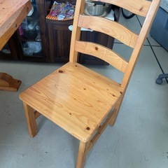 ダイニングテーブルセット　木製の画像