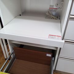 ★リユースのサカイ水戸店★ AYANO レンジボード ホワイト H202×D50×W150 クリーニング済み MT5024の画像