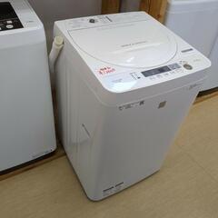 SHRAP 全自動洗濯機 4.5kg ES-G4E6-KW 2019年製 特価商品 引っ越し・一人暮らしに最適！動作確認済み【こちらは店舗です。浜村鹿野温泉ICから3分 買取本舗 宮本リサイクル 営業時間9～19時 定休日水曜のみ←連絡できませんm(_ _)m】の画像