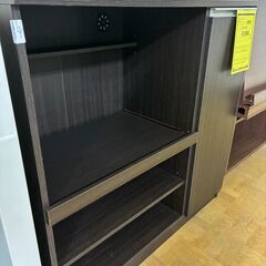 【ジャングルジャングル深井店】★レンジ台 茶 ブラウン レンジボード 収納家具 キッチン家具 家具 クリーニング済  堺市（中区 堺区 東区 西区 南区 北区）和泉市 河内長野市 富田林市 松原市 狭山市 深井 【FU2500】の画像