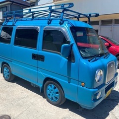 ⭐️スバルサンバーディアスワゴン⭐️万能軽四⭐️ポルシェカラーオールペン⭐️希少車⭐️キャンピング仕様⭐️の画像