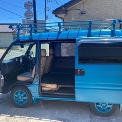 ⭐️スバルサンバーディアスワゴン⭐️万能軽四⭐️ポルシェカラーオールペン⭐️希少車⭐️キャンピング仕様⭐️の画像