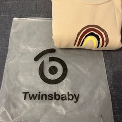 【新品】twinsbabyのロンパース（80）の画像