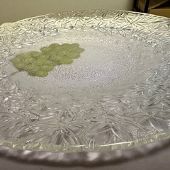 【未使用】ガラス大皿　3点  バラ🉑の画像
