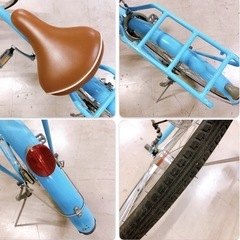 子ども用自転車 24インチ 6段変速 水色の画像