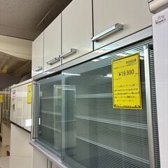 【ジャングルジャングル深井店】★2枚扉システムキッチンボード 綾野製作所 ホワイト 白 キッチン家具 家具 クリーニング済 堺市（中区 堺区 東区 西区 南区 北区）和泉市 河内長野市 富田林市 松原市 狭山市 深井 【FU2504】の画像