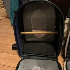 鳥キャリーバッグ大小の画像