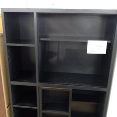 リユースのサカイ太田店★ジモティ割あり★  本棚 ブラック H180.5×D29.5×W99 クリーニング済み OJ10273の画像