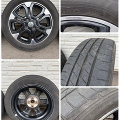 夏タイヤ165/60R15  ダイハツ純正アルミ付きの画像