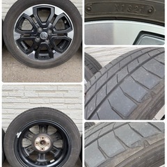 夏タイヤ165/60R15  ダイハツ純正アルミ付きの画像