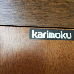 A4436　karimoku　カリモク家具　5段　オープンシェルフ　書庫　本棚　収納棚　飾り棚　収納　木製　家具　72×37㎝　高175.5㎝の画像