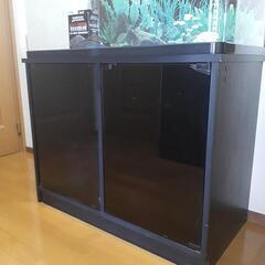 ガラス大型水槽　90cm　キャビネット　セット　　の画像