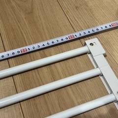 スペース有効活用できる ポールスライド棚(幅63-93cm)  2個セットの画像