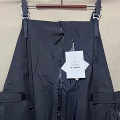 ARC'TERYX (アークテリクス) ×JIL SANDER GORE-TEX PANTS WITH BIB×ジル サンダー ゴアテックス ビブ付きパンツ ブラックの画像