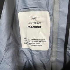 ARC'TERYX (アークテリクス) ×JIL SANDER GORE-TEX PANTS WITH BIB×ジル サンダー ゴアテックス ビブ付きパンツ ブラックの画像