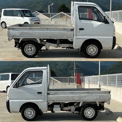 ⭐️コミコミ価格⭐️★旧車★ネオクラ★車検令和8年7月まで★エアコン付き★SUZUKI キャリィトラック★の画像