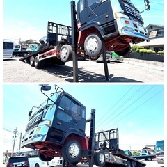 H.14 日野　プロフィア　ハイジャッキ＆スライドセルフ　ウインチ　★実走行39万キロ★ 積載12200kg 390馬力　2デフ　MT7 超超超美車　の画像