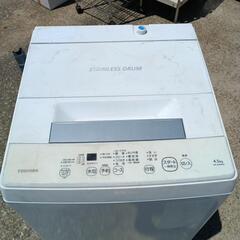 USED【TOSHIBA】全自動洗濯機　2021年製品　4.5kgの画像