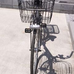 パンクしないタイヤ付き自転車の画像