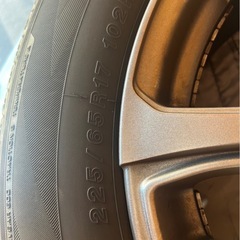 【CX-5】YOKOHAMA GEOLANDAR 225/65R17 タイヤ＆ホイール4本セット（SIBILLA L-5付き）中古美品の画像