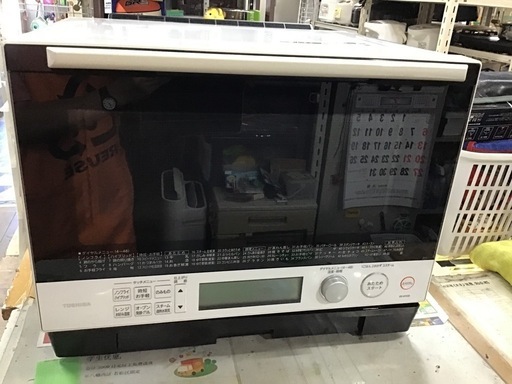 TOSHIBA 東芝　石窯ドーム　ER- VD100オーブンレンジ　2021年製 中古品